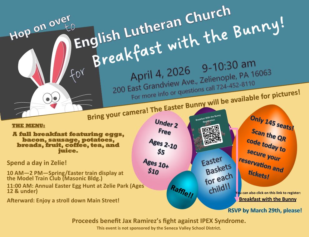 Breakfast with the Easter Bunny Flyer